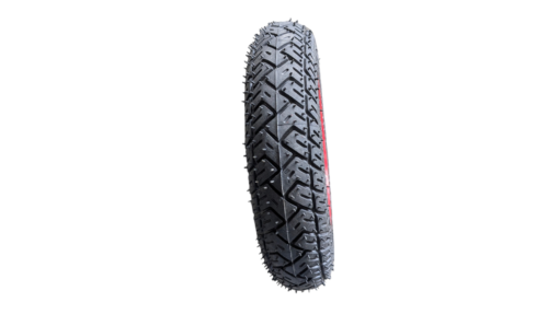 3.50.15 Wheel Barrow Tyre with Rim, Bearing and Rod for Mulching Machine - Image 2