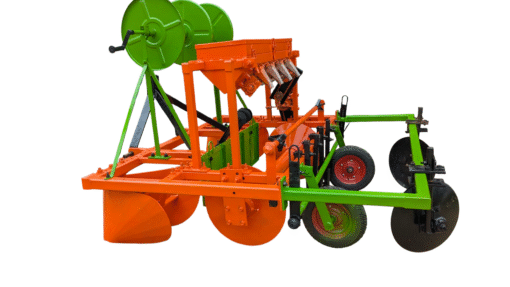 mulch laying cum bed planter