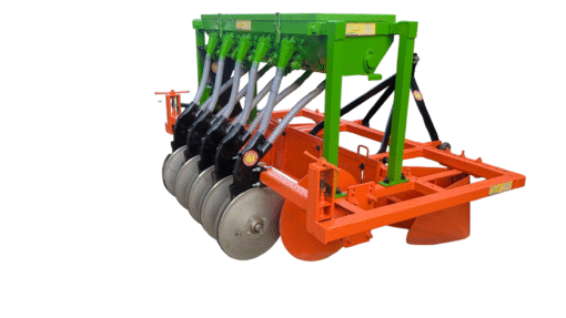 Automatic Multi-Crop Seed Cum Ridge Bed Planter with 5 Disc tines, Adjustable Bed Width and Height