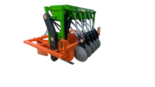 Automatic Multi-Crop Seed Cum Ridge Bed Planter with 5 Disc tines, Adjustable Bed Width and Height - Image 2